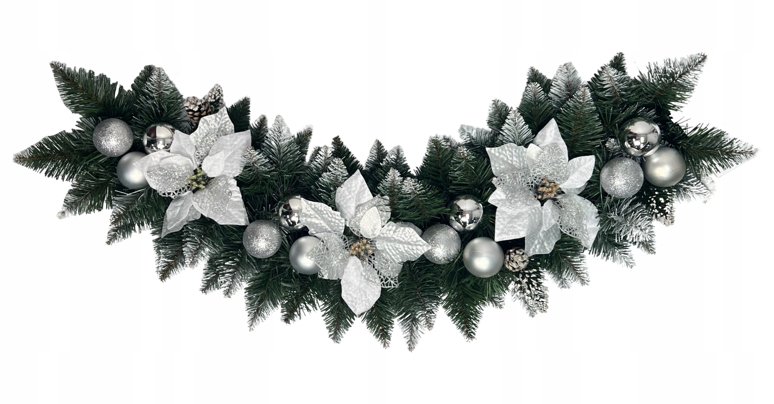 GIRLANDA CHOINKOWA OZDOBA ŚWIĄTECZNA GĘSTA 100cm Marka inna