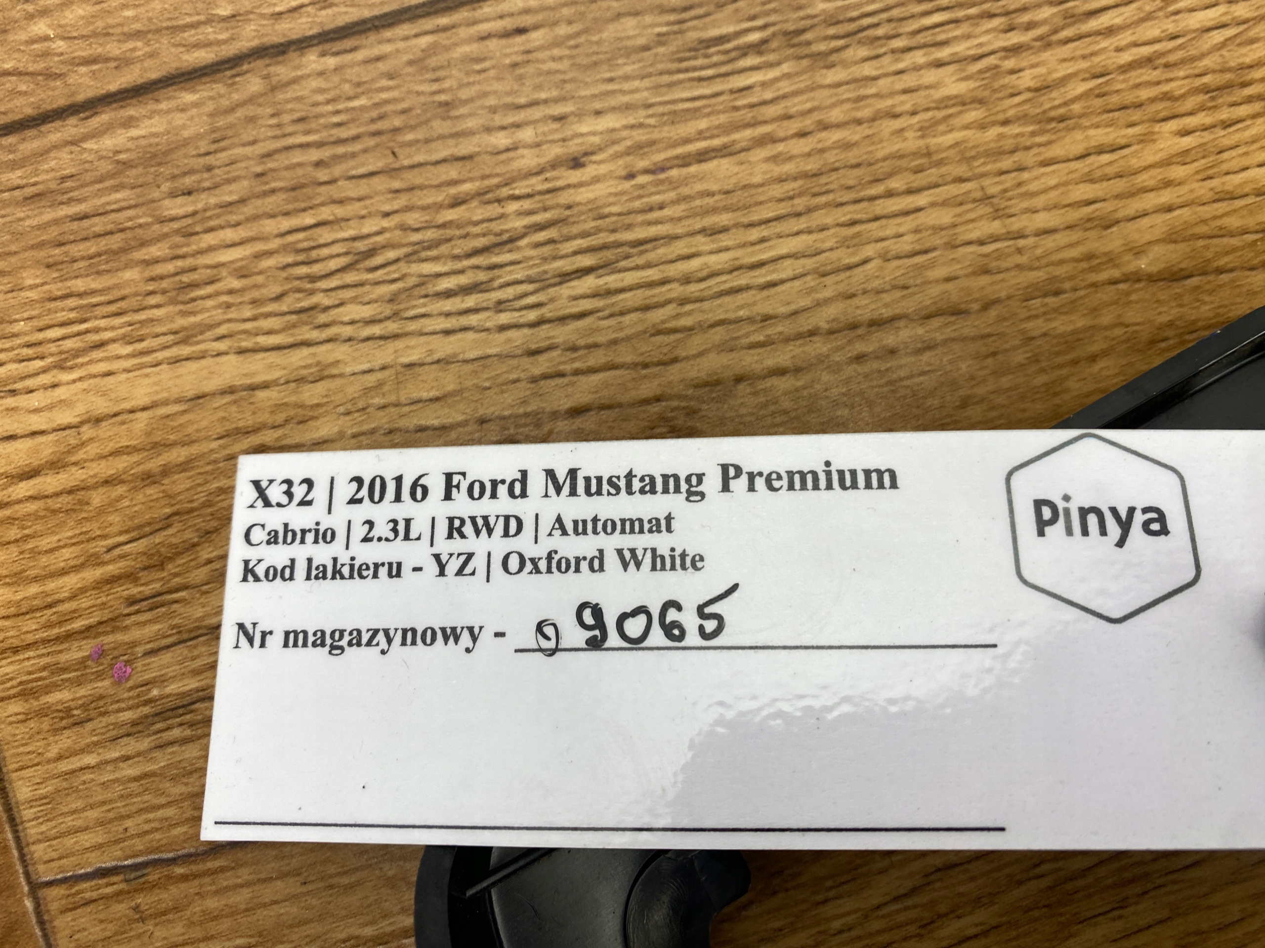 Blende Abdeckung szyn SITZ Ford Mustang 2015+ USA