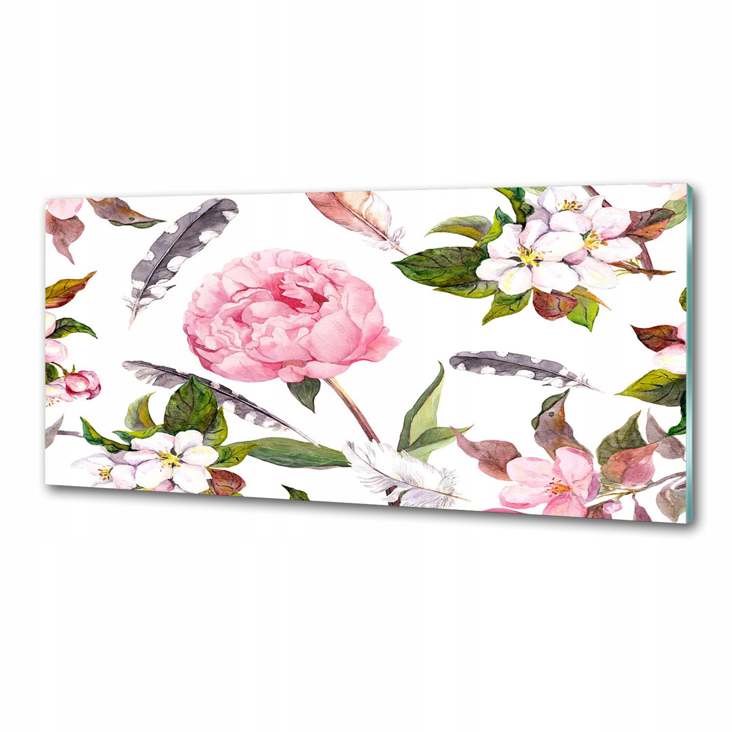 Panel do kuchyně Květinový vzor 125 x 50 cm Lepidlo