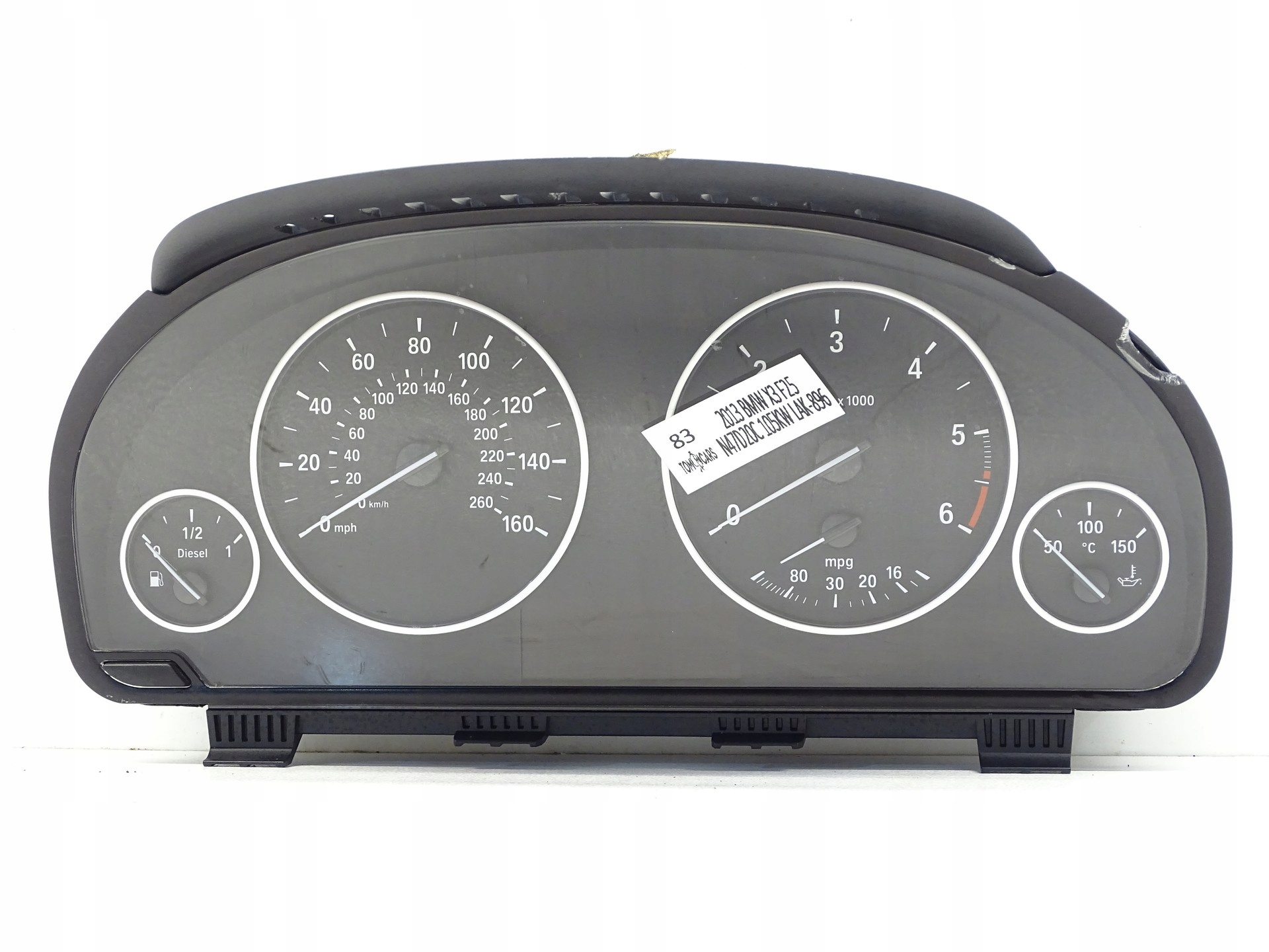 dials clock dials BMW X3 9232890 UK