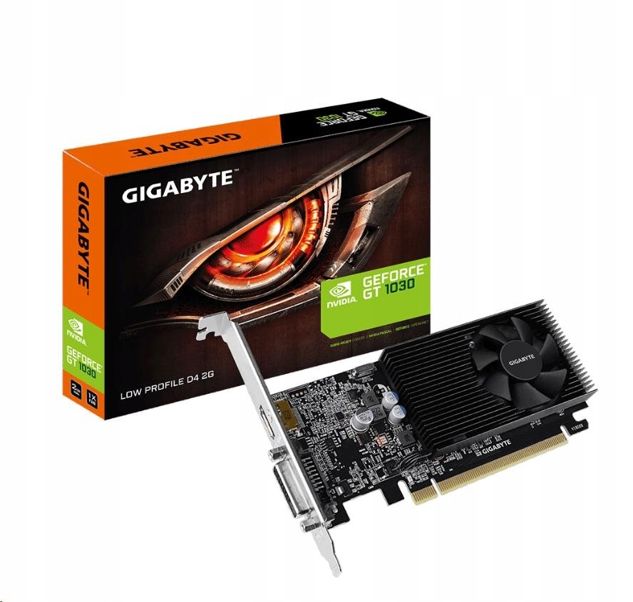 Gigabyte Vga Nvidia Gt 1030 Low Profile D4 2G, 2GB DDR4, 1xHDMI, 1xDVI…
