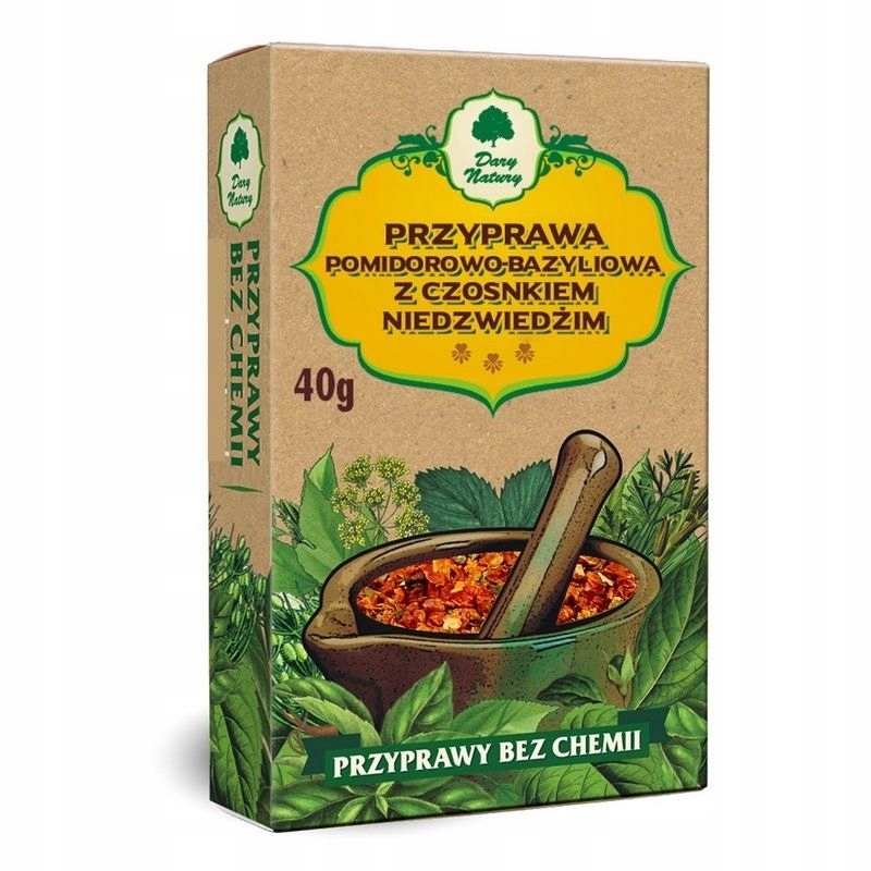 Levně 5 x Dary Natury Koření rajčatovo-bazalkové s medvědím česnekem 40 g