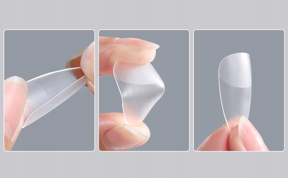 FLEXI TIPS SOFT GEL TIPSY ŻELOWE MATOWE ZESTAW 240 SZT. MIGDAŁ Marka inna marka