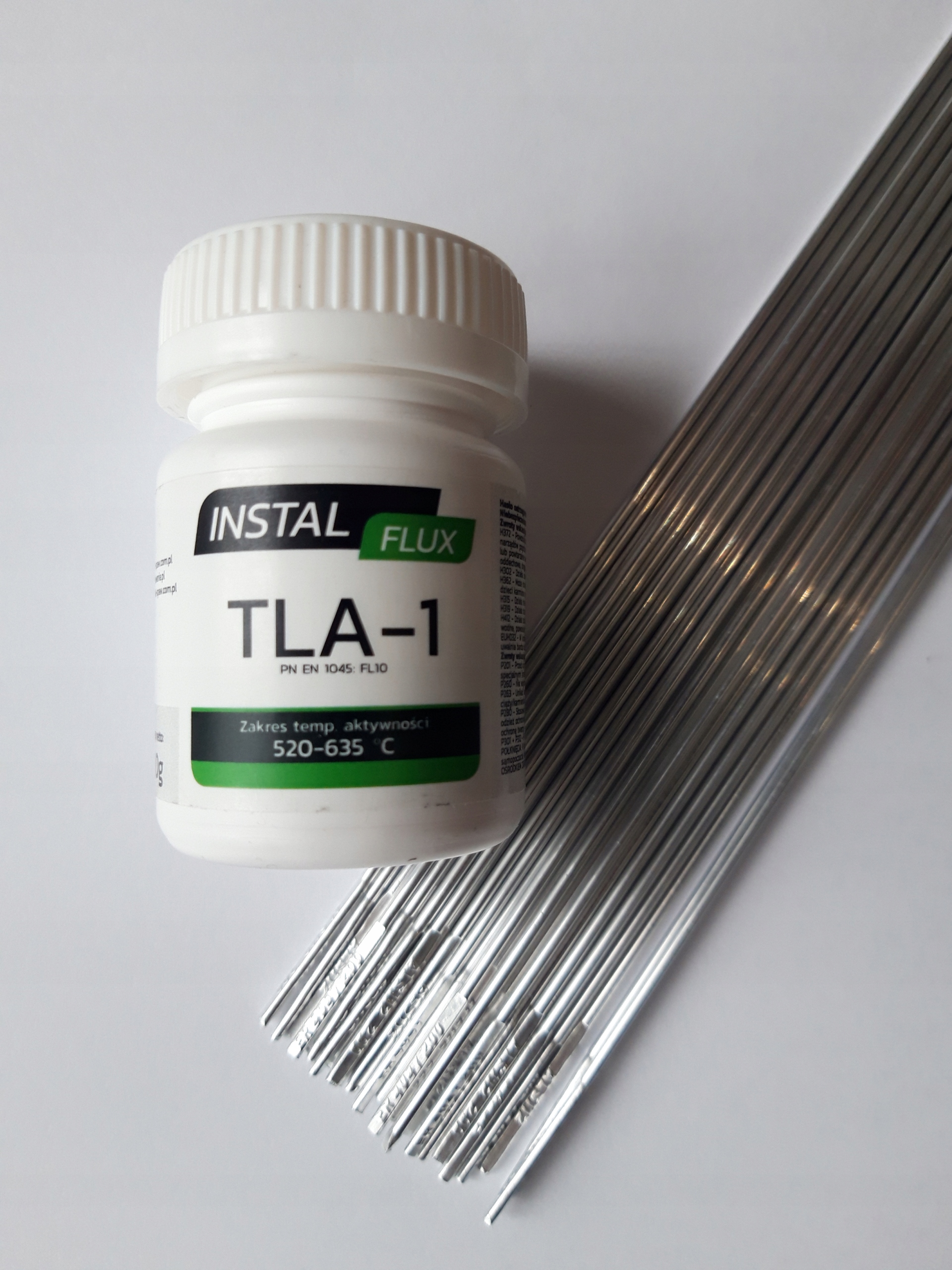 KOMPLET DO LUTOWANIA ALUMINIUM SPOIWO 20 + TOPNI