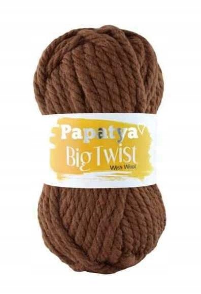 Papatya Big Twist 58985 brązowy