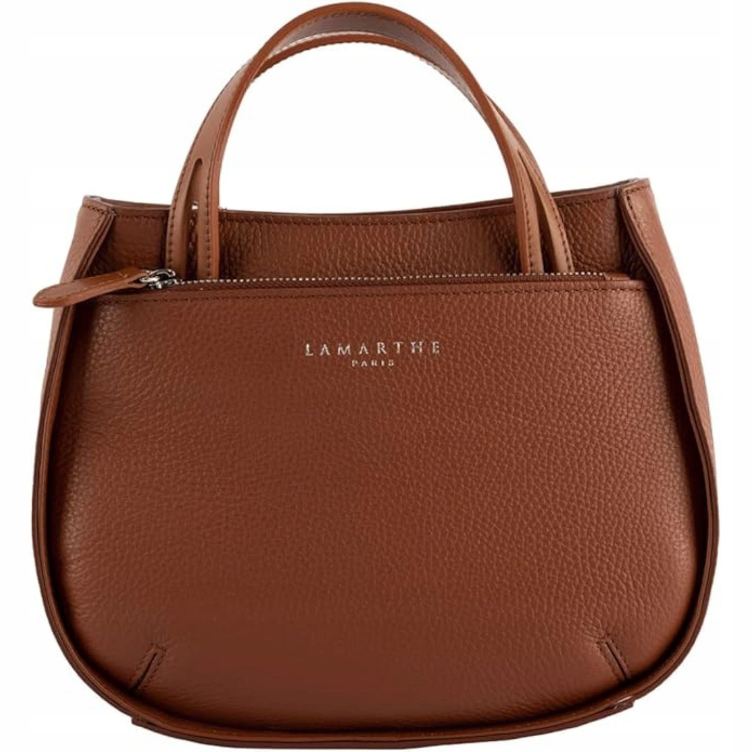 Dámská kabelka Lamarthe Fidele z klasické přírodní kůže kabelka přes rameno