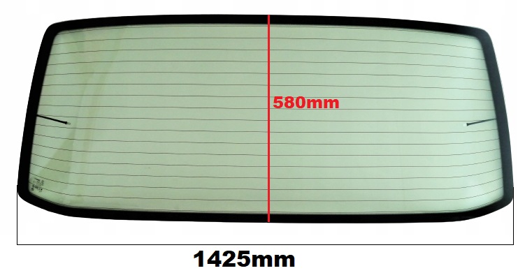 SZYBA TYLNA CAŁA W KLAPĘ TYŁ VW TRANSPORTER T5 03-