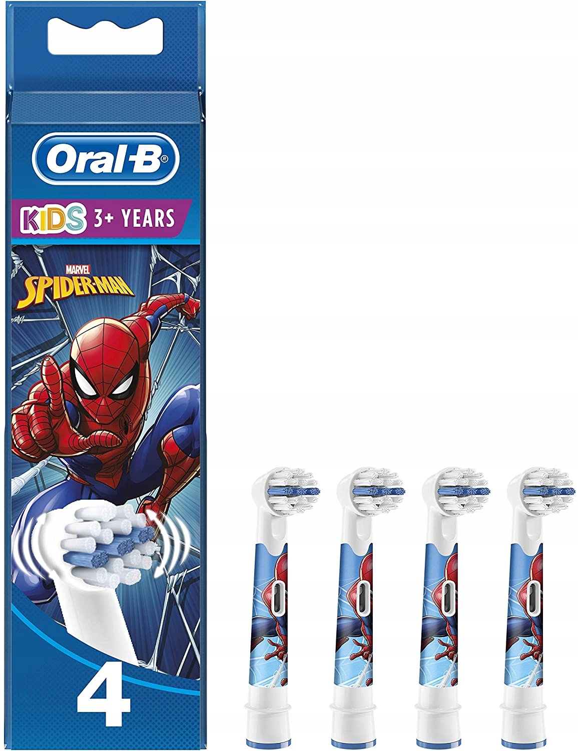 

4 x Główka Oral-b Stages Power Spiderman 4xBRAUN