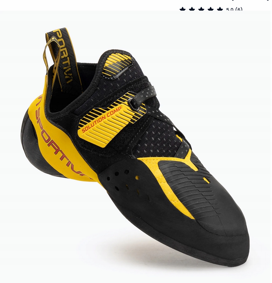 Boty La Sportiva Solution Comp Black/Yellow žlutá 41,5