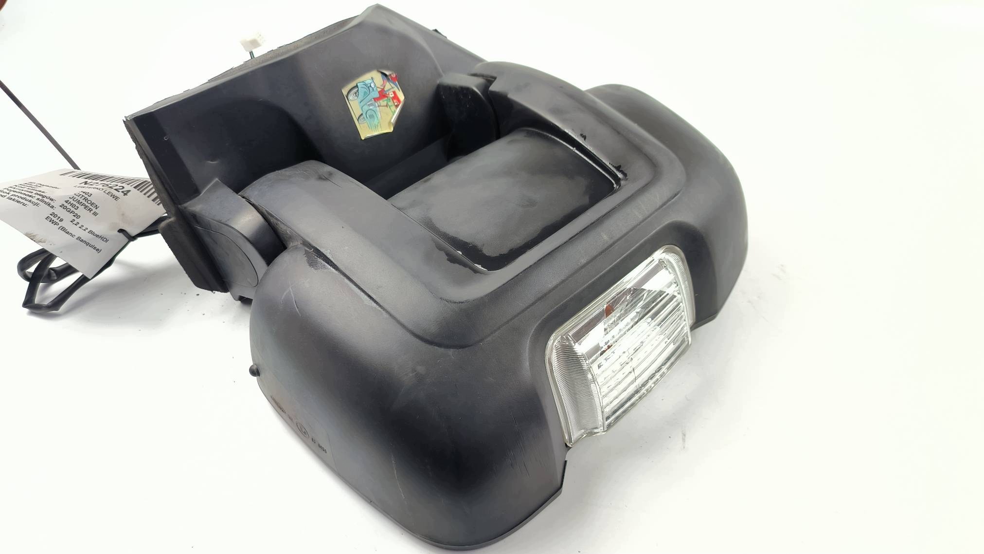 mirror left EU black, CITROEN JUMPER III 6 PIN