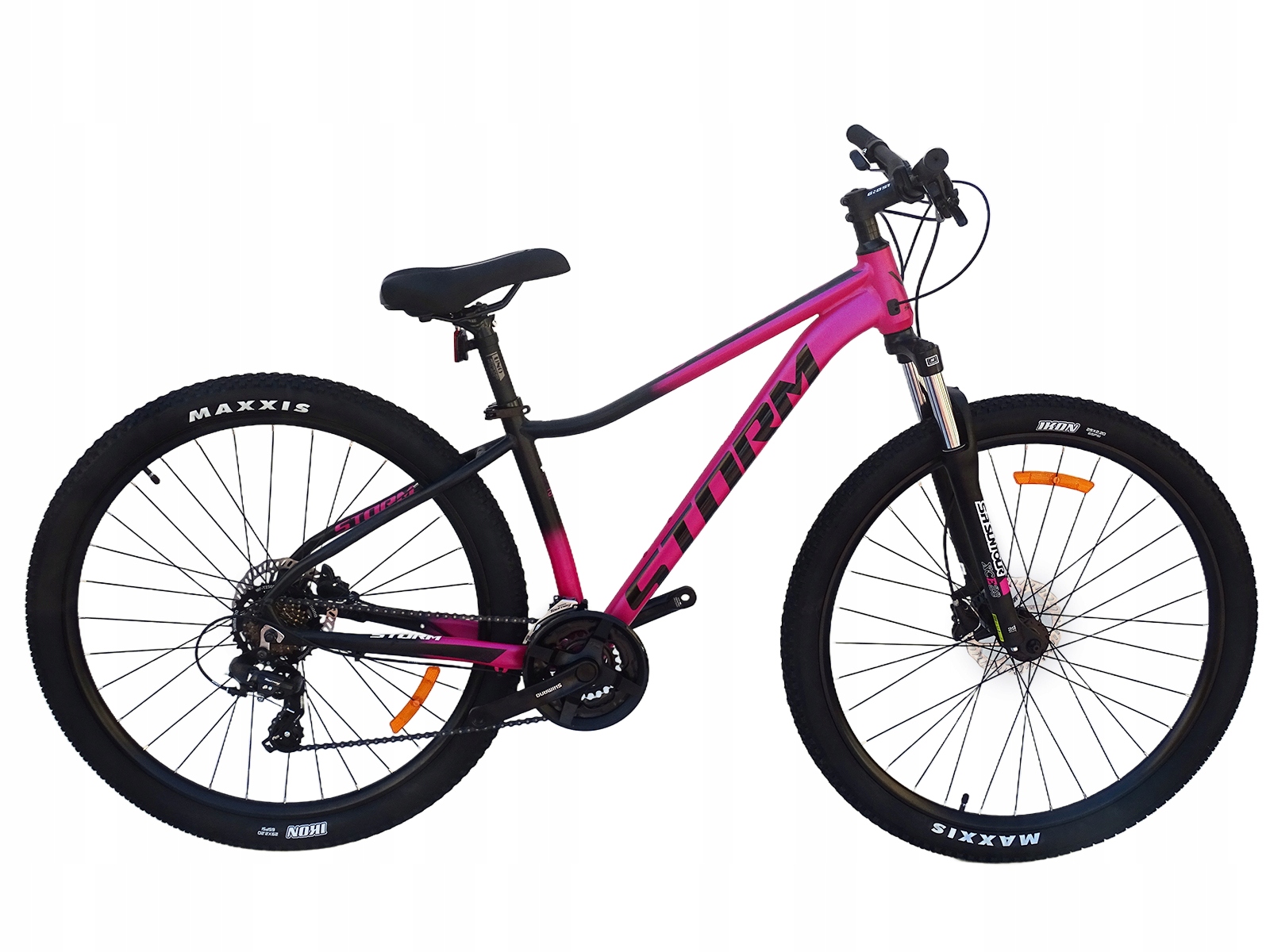 Rower 29 2.0 Storm Shark Lady Górski Mtb Aluminiowy 16'' Różowy Hydraulika