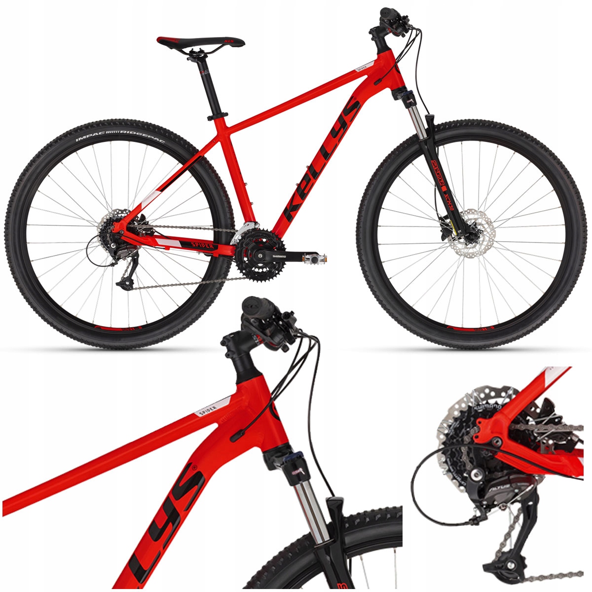 Rower Mtb Kellys Górski Spider 50 Męski 27,5 Cali Shimano Rama M Aluminium