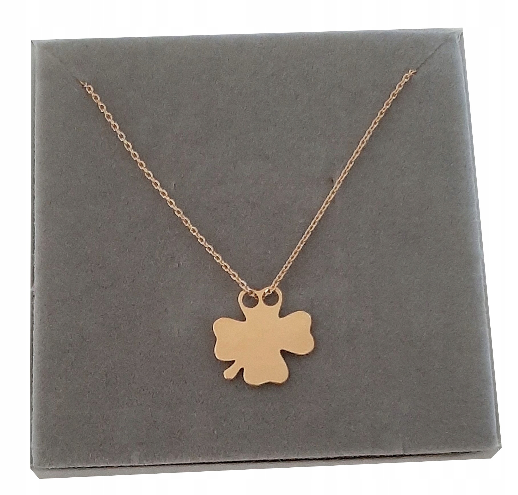 

Naszyjnik Celebrytka srebro 925 złoto Koniczynka