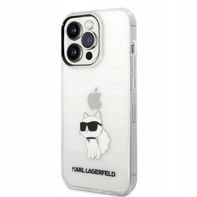 Karl Lagerfeld IML Nft Choupette Pouzdro na iPhone 14 Pro Max průhledný