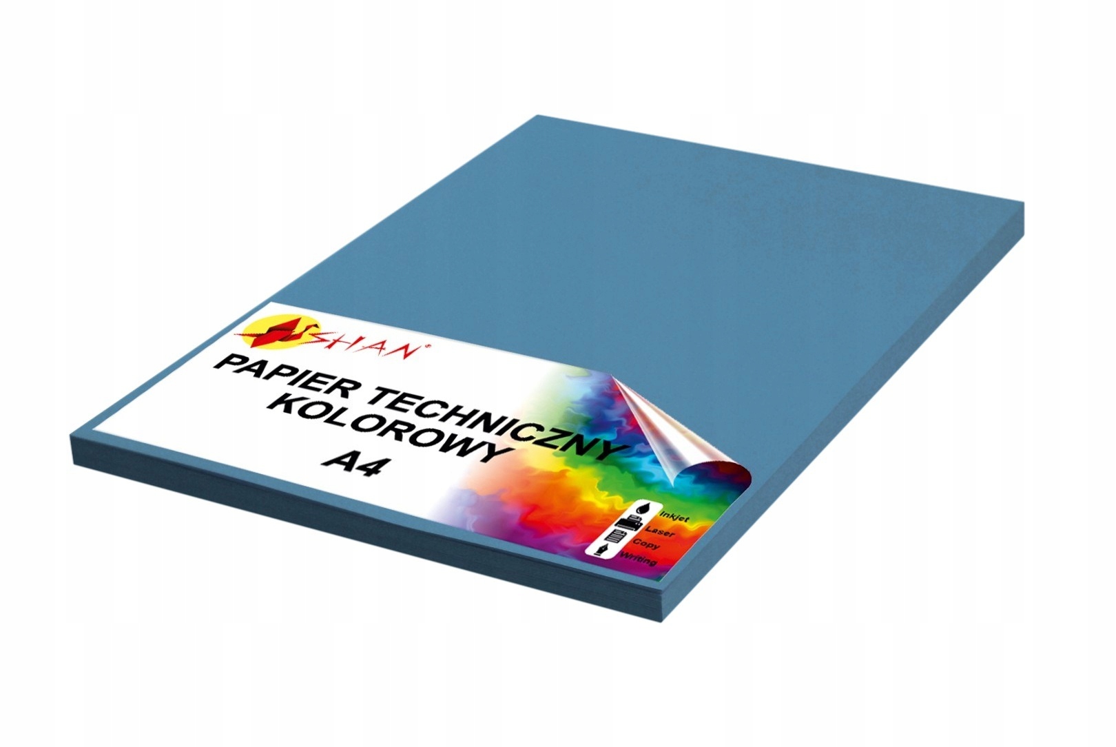 

Papier techniczny A4 180g niebieski pruski 50 ark