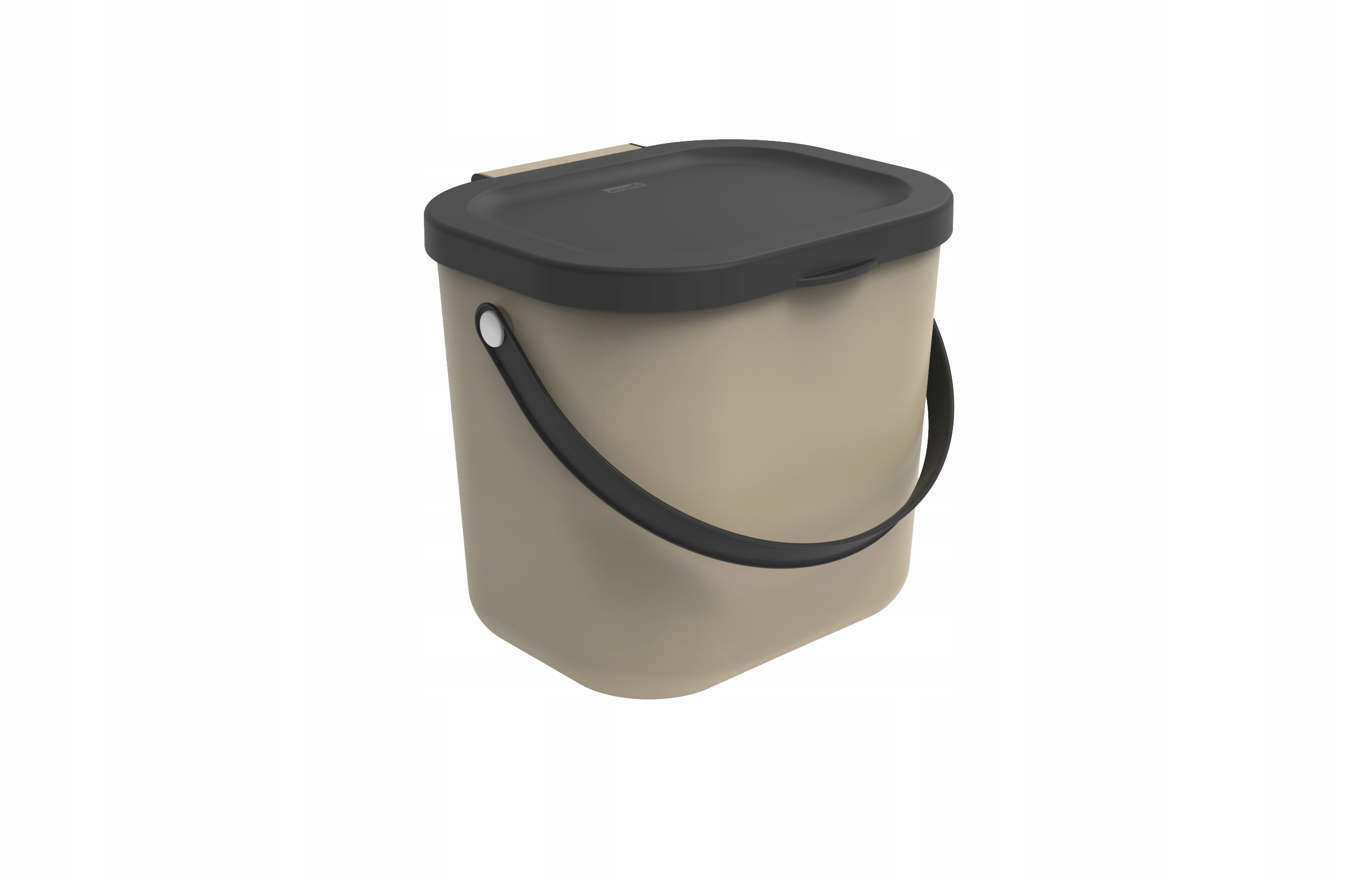 Levně Nádoba na odpad Rotho Albula 6 l béžová