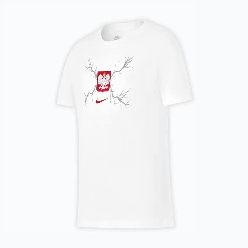 Koszulka piłkarska dziecięca Nike Graphic Poland white