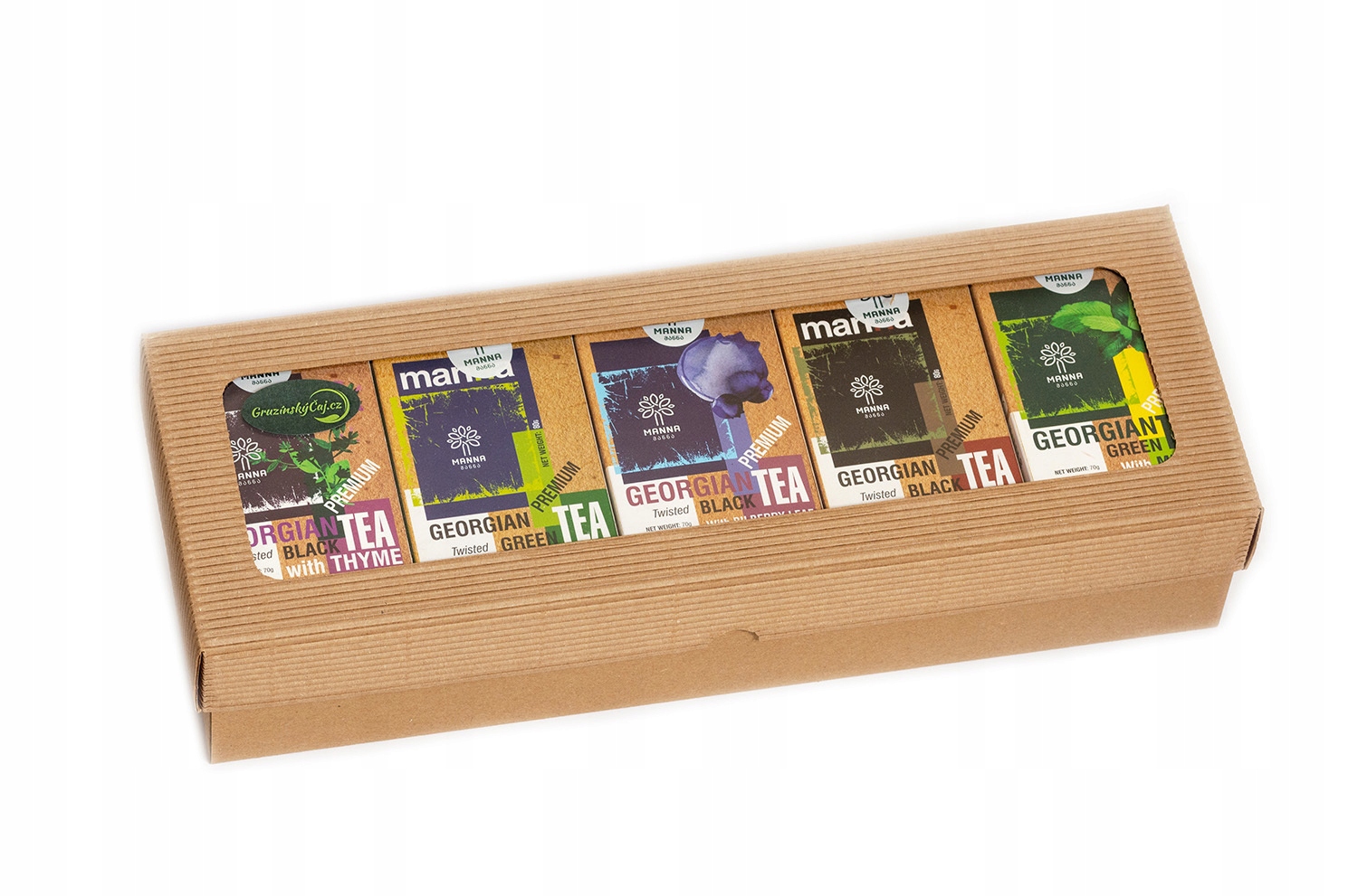 Levně Dárkový balíček Tea Leaves sypaný čaj Manna