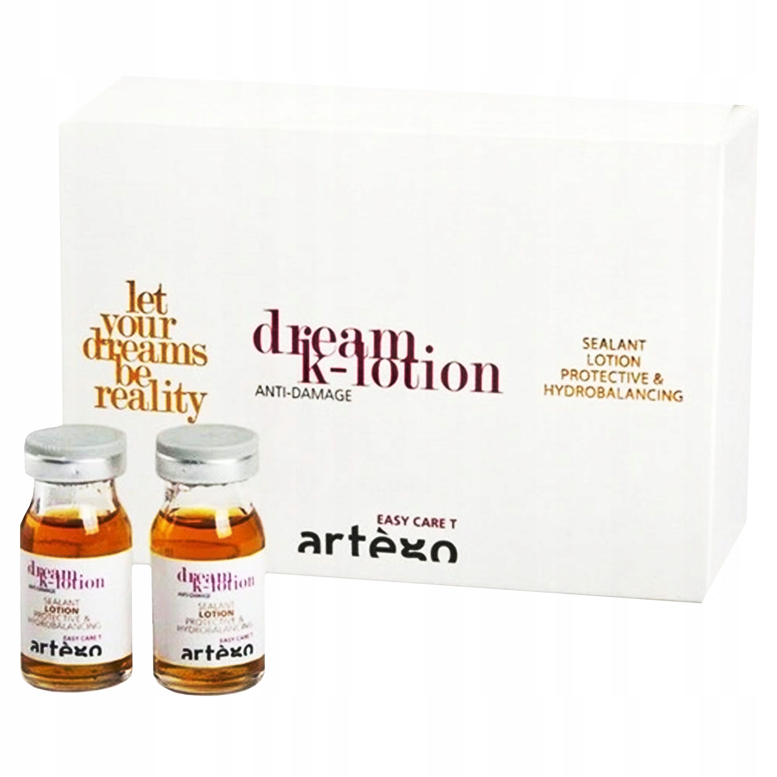 Artego T Dream K-lotion Keratinové Obnovující Ampule Na Vlasy 12x8ML