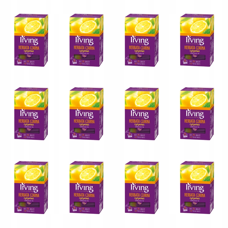 Irving Čaj černý citronový 30 g (20x1,5 g) X12