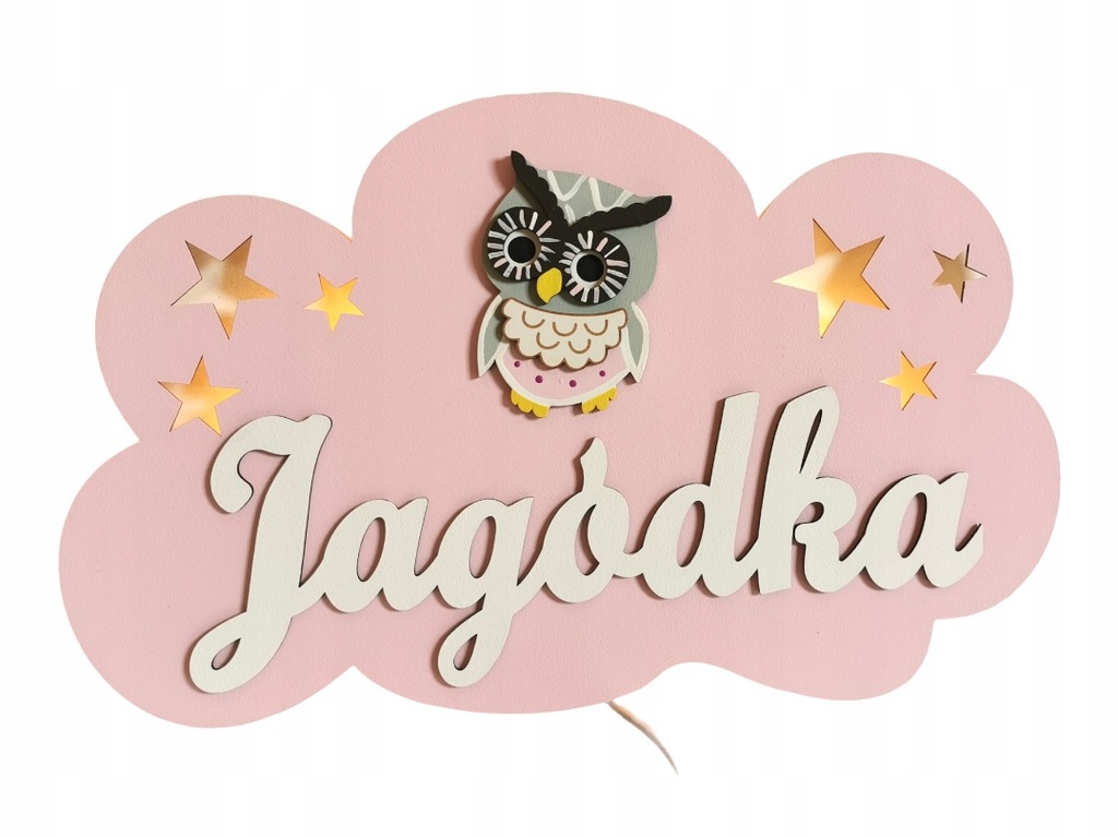 T3 LAMPKA NOCNA CHMURKA 40 cm LED PREZENT DZIECKO Bohater / Bajka brak