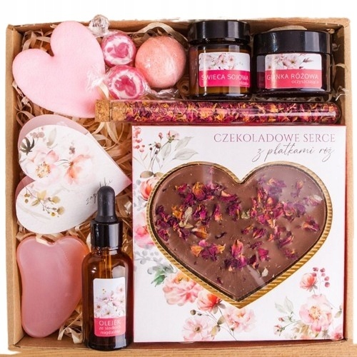 Kosz Prezentowy Do Pielęgnacji Spa dla kobiety urodziny 18-99 kosmetyki