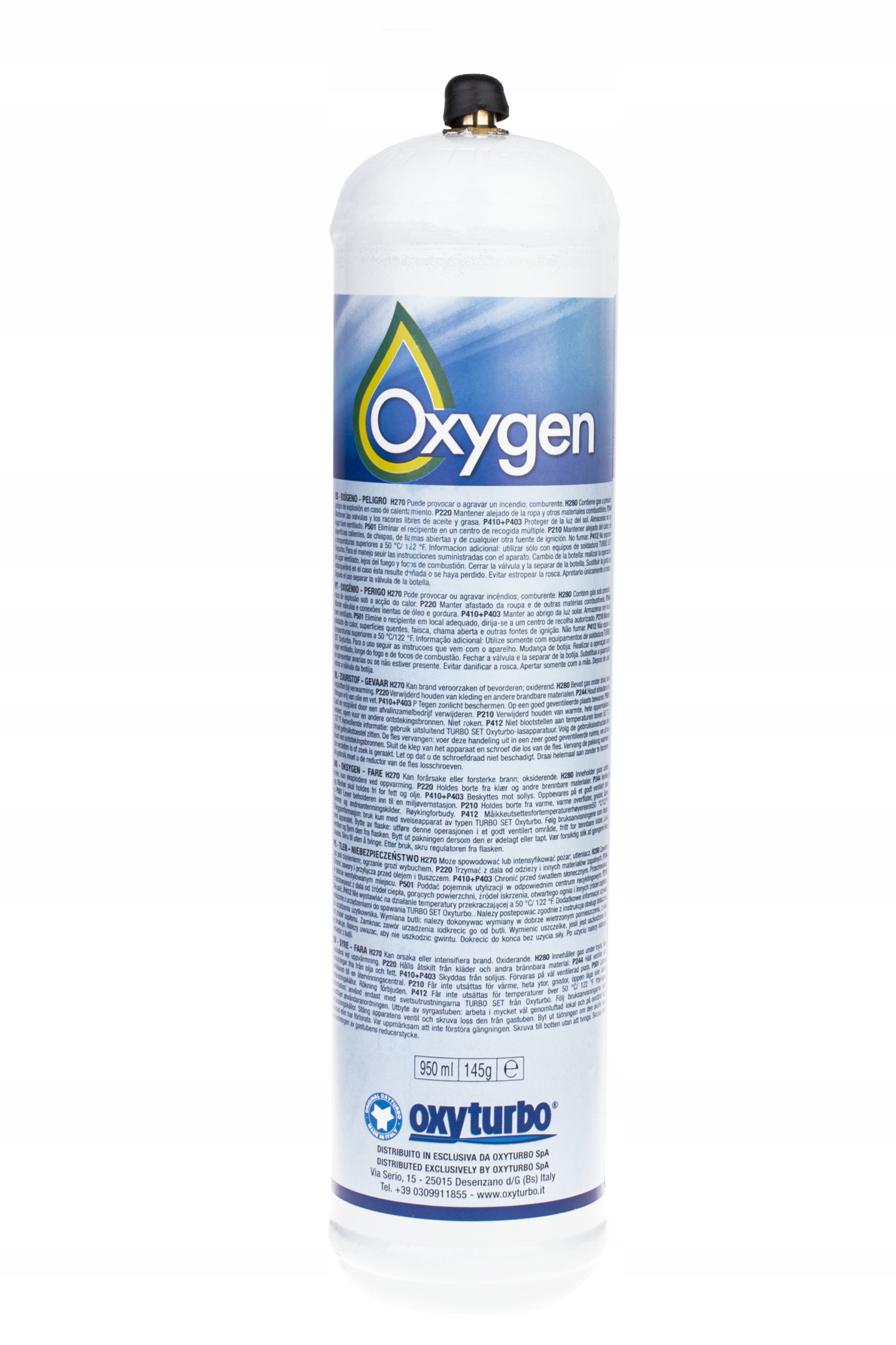 

Tlen do palników Butla z tlenem 950ml Oxygen