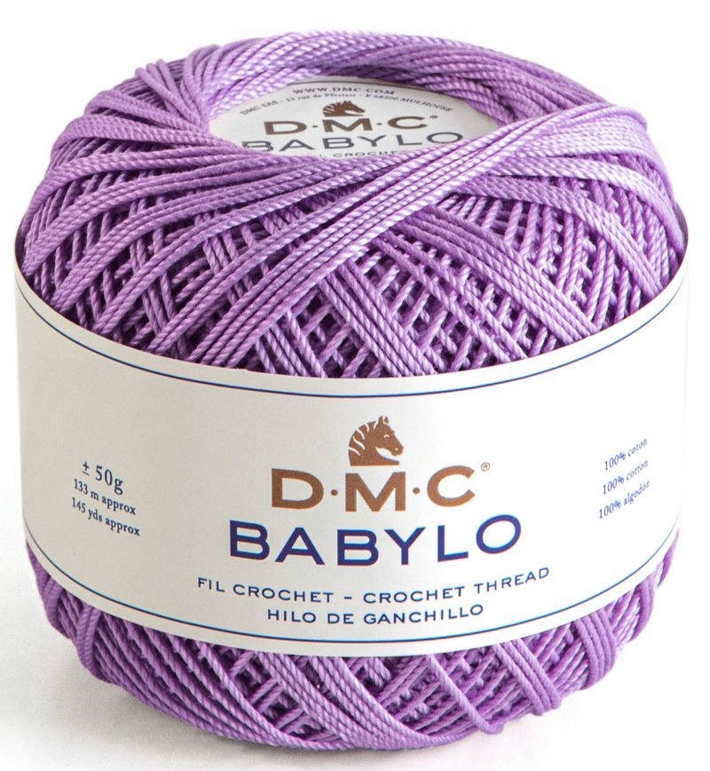 DMC Babylo 5 kol. 210 fioletowy 50gr /133 m.