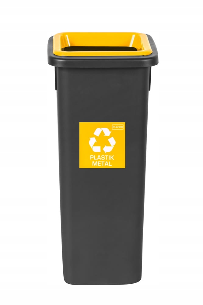 

Hygio Kosz do segregacji śmieci 20 l Fit Bin żółty