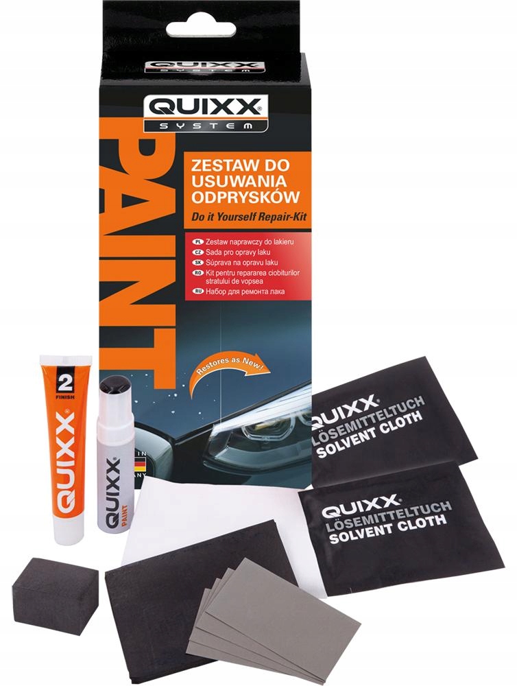 Quixx System Zestaw Do Usuwania Odprysków Na Lakierze Czarny