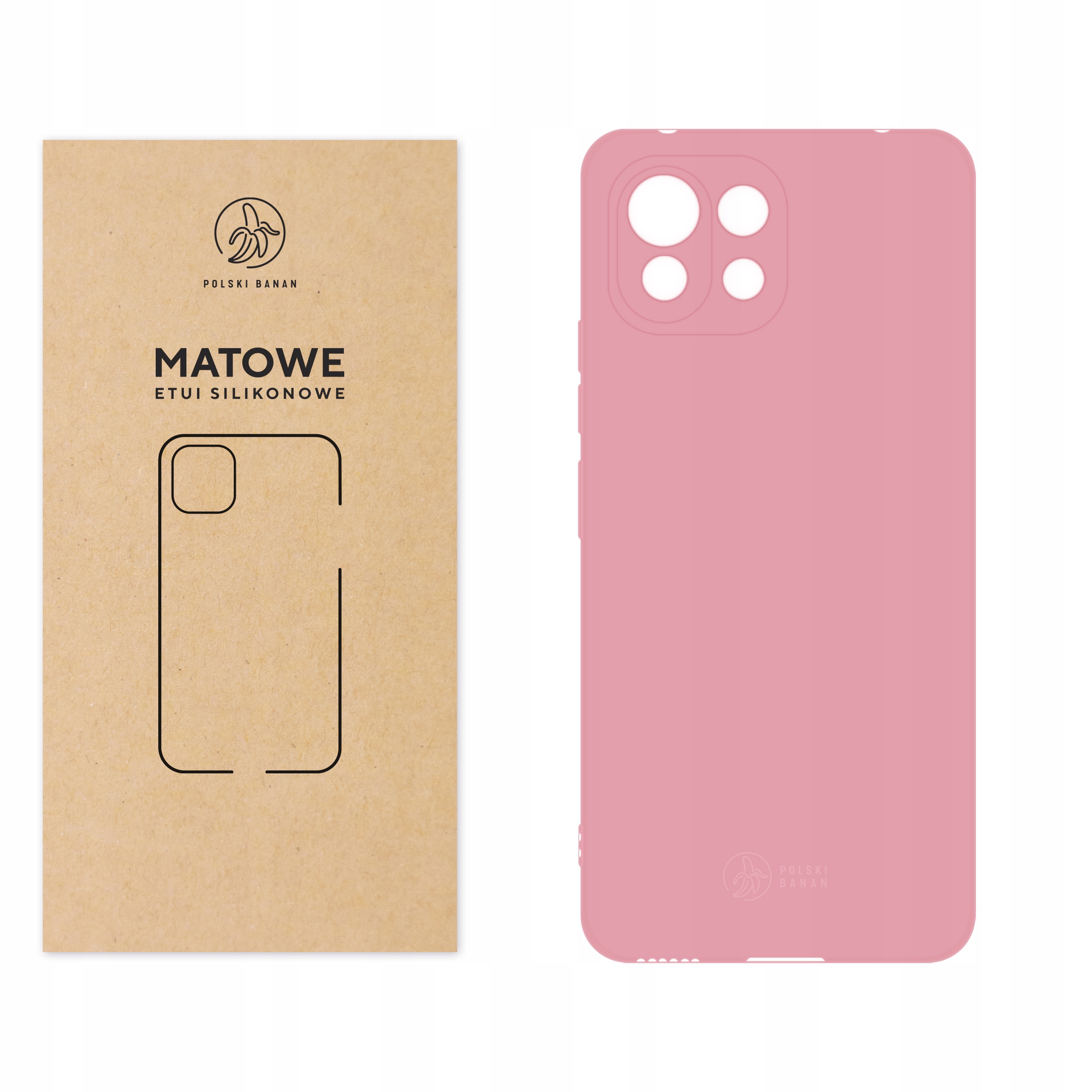

Etui Matowe do Xiaomi Mi 11 Lite 5G różowe