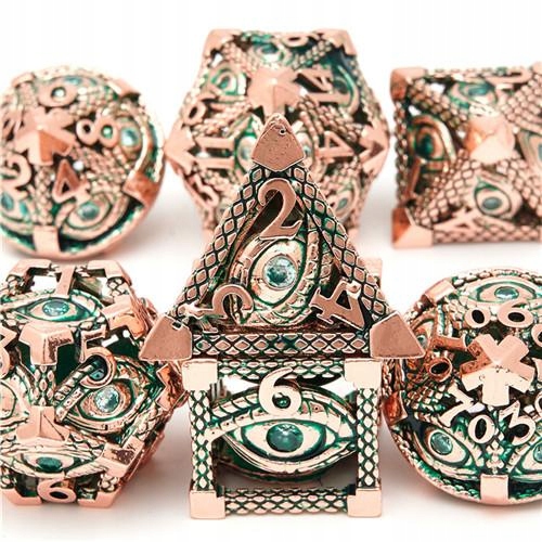 OKO W OKO ZESTAW 7 METALOWYCH KOŚCI RPG Producent RGFK