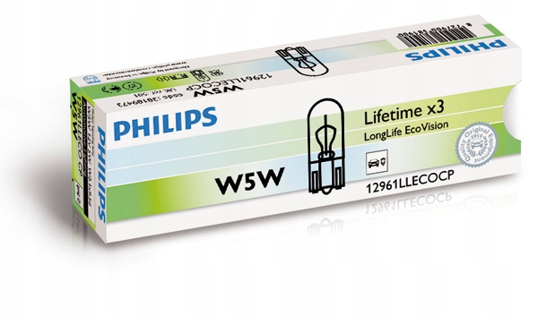 

Żarówka W5W 12V Całoszklana