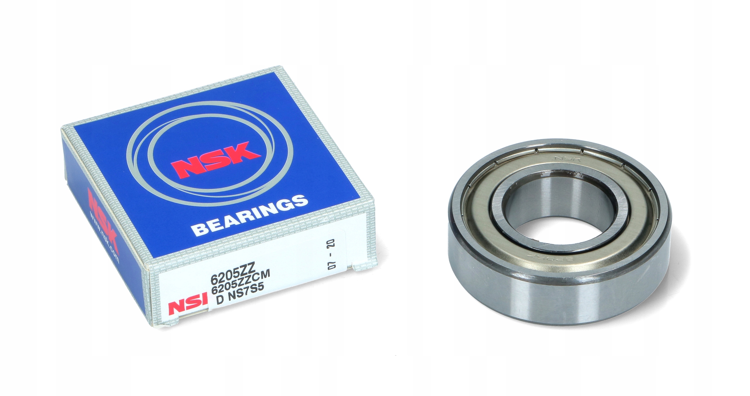 ŁOŻYSKO 6201 2RS NSK WODOODPORNE DO PRALKI