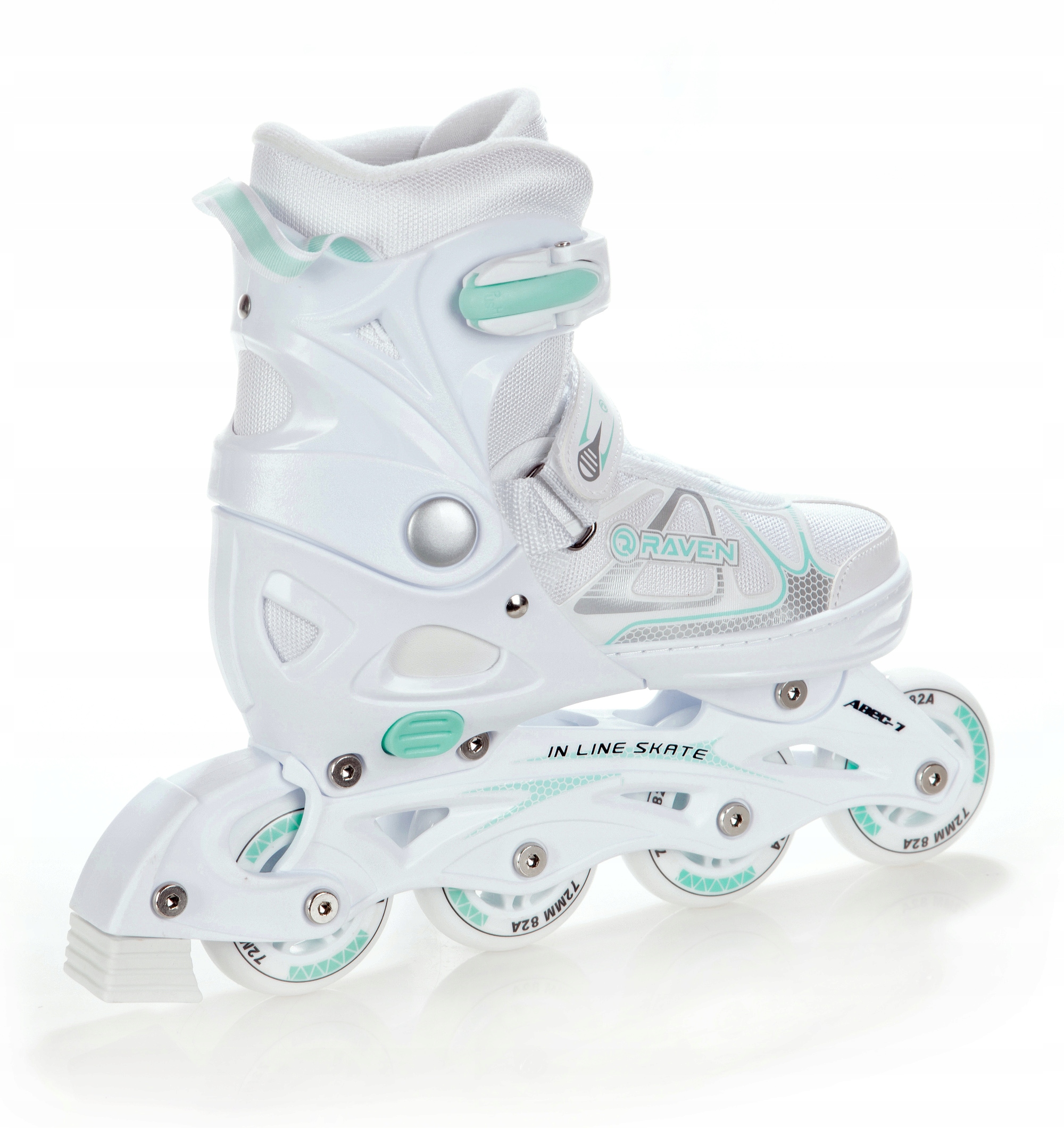 Регулируемые ролики RAVEN Spirit White / Mint
