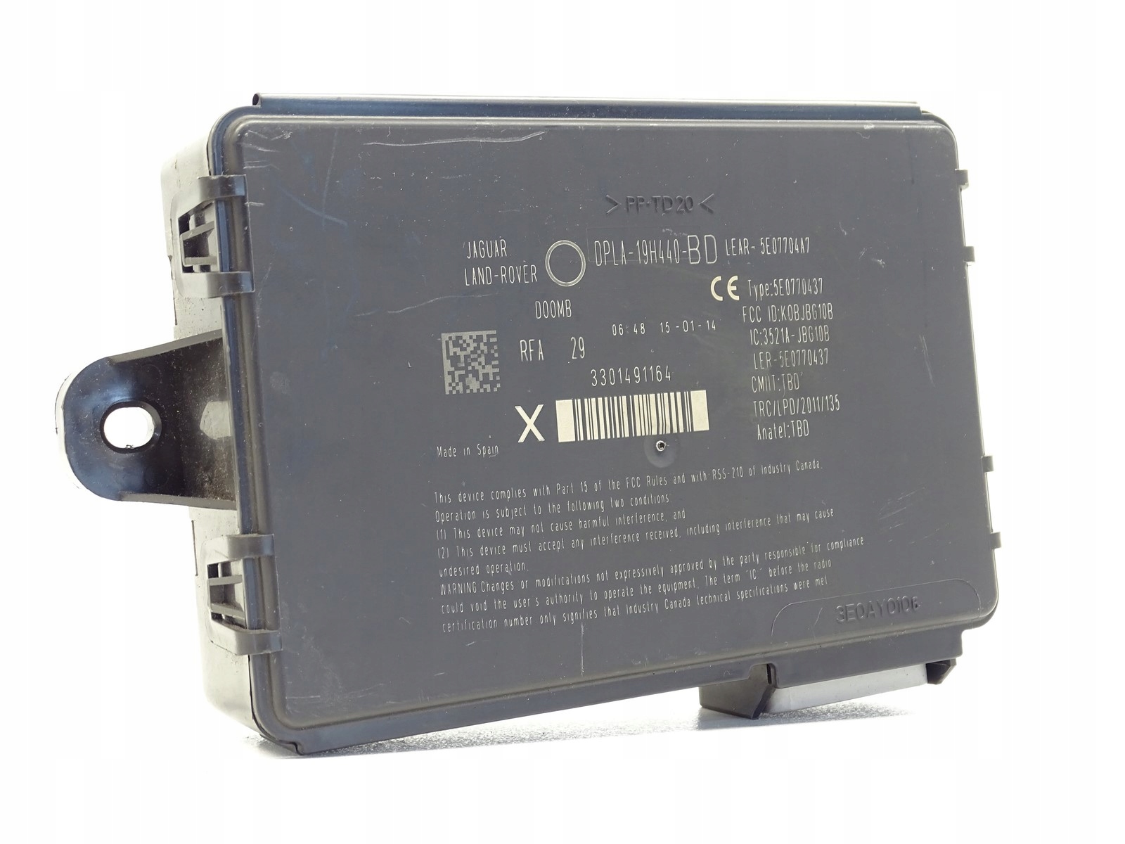 module control unit KEYLESS LAND ROVER DISCOVERY 19H440BD