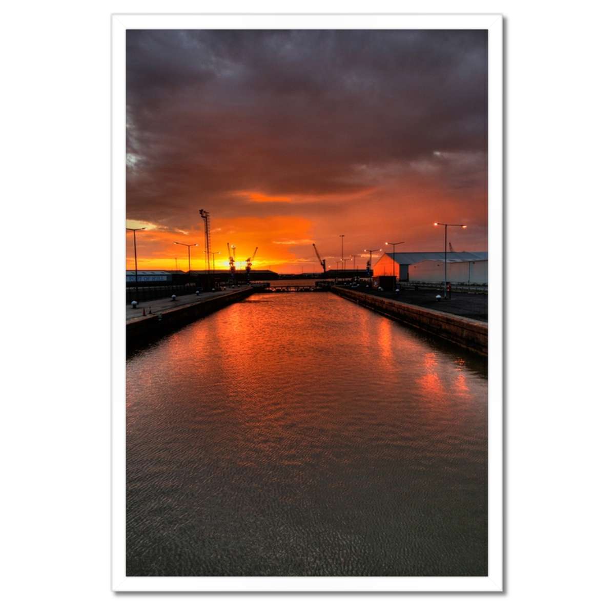 Plakáty v rámu 40x60 Port of Hull