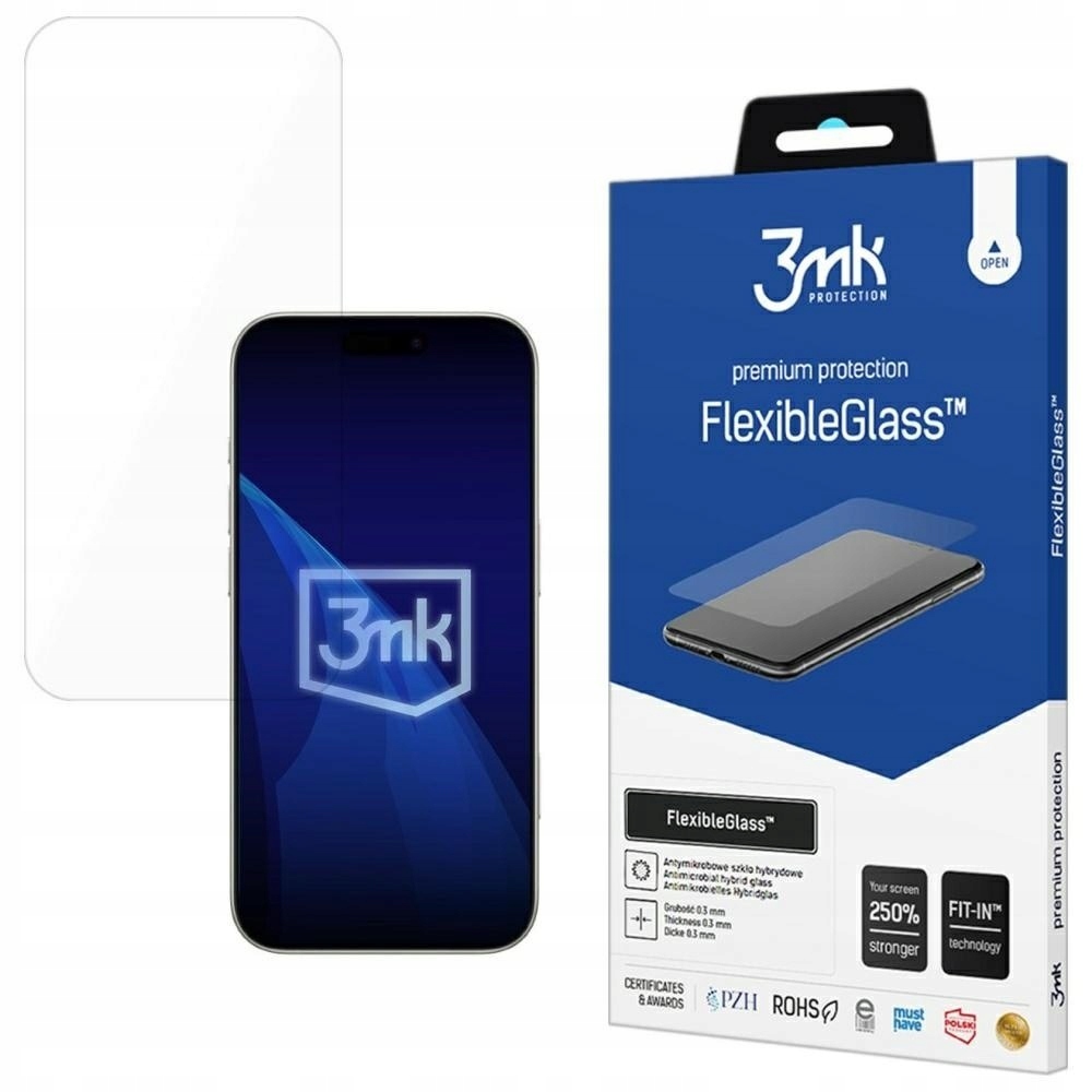 3MK Szkło hybrydowe FlexibleGlass do Apple iPhone 17