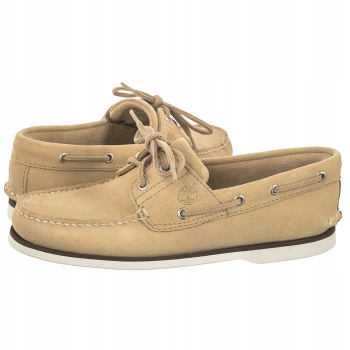 Pánské semišové mokasíny Timberland Classic Boat Shoe Béžová