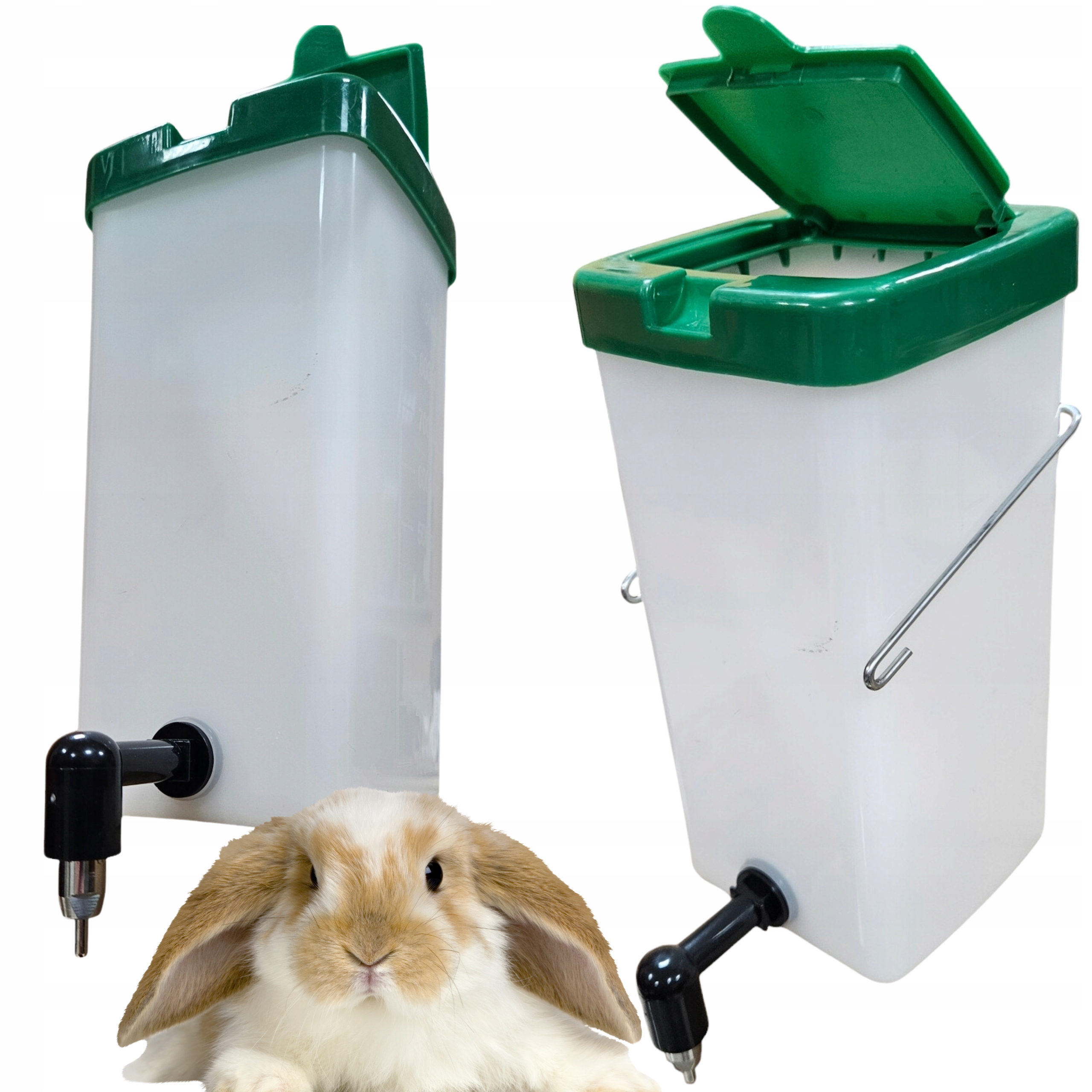 Levně Napáječka Kapková Nádoba Pro Králíka Morčat Hlodavců 1 L