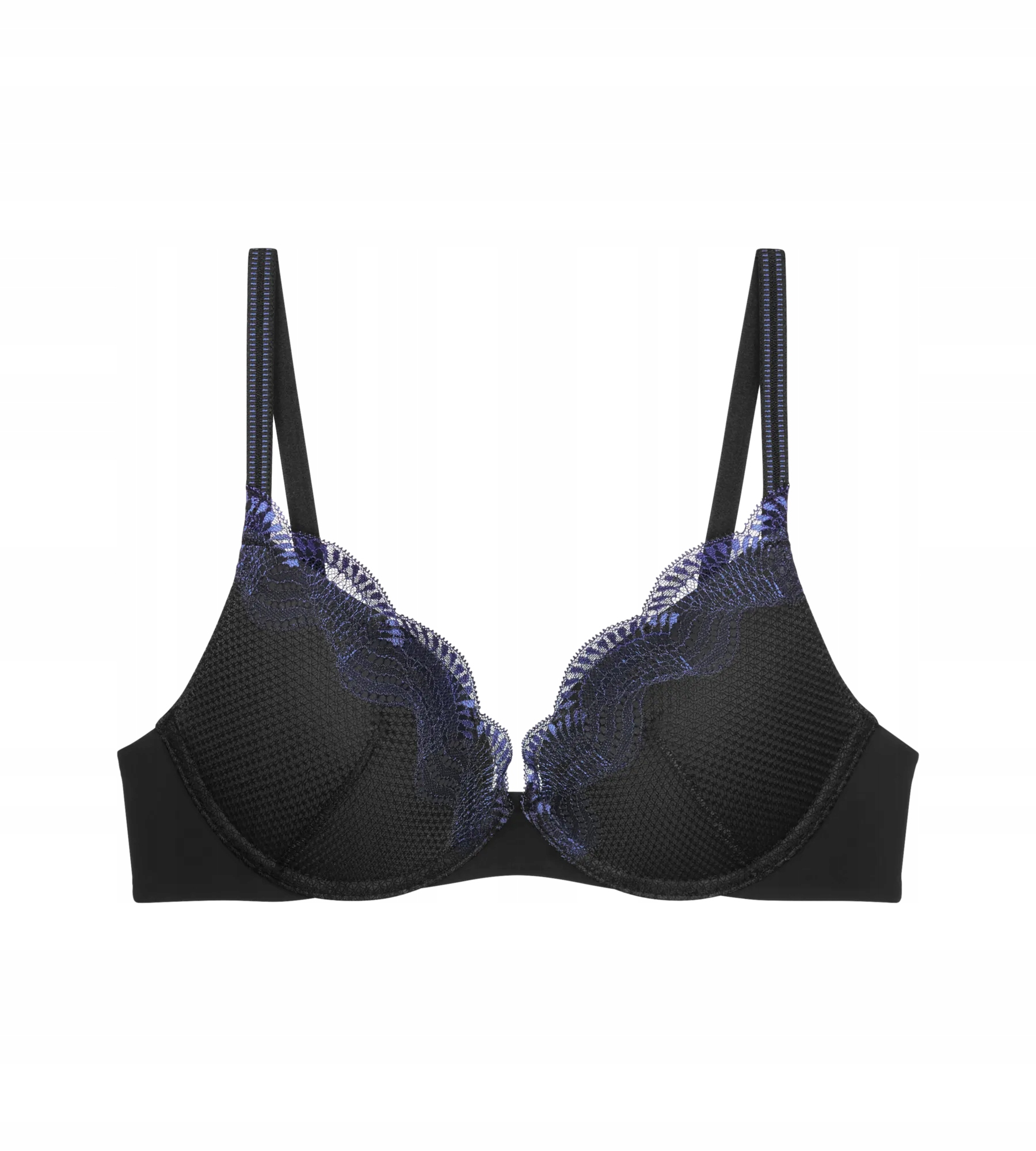 Triumph Comfort Glam Whu Černá Dámská Podprsenka 85C vyztužená Spodní Prádlo