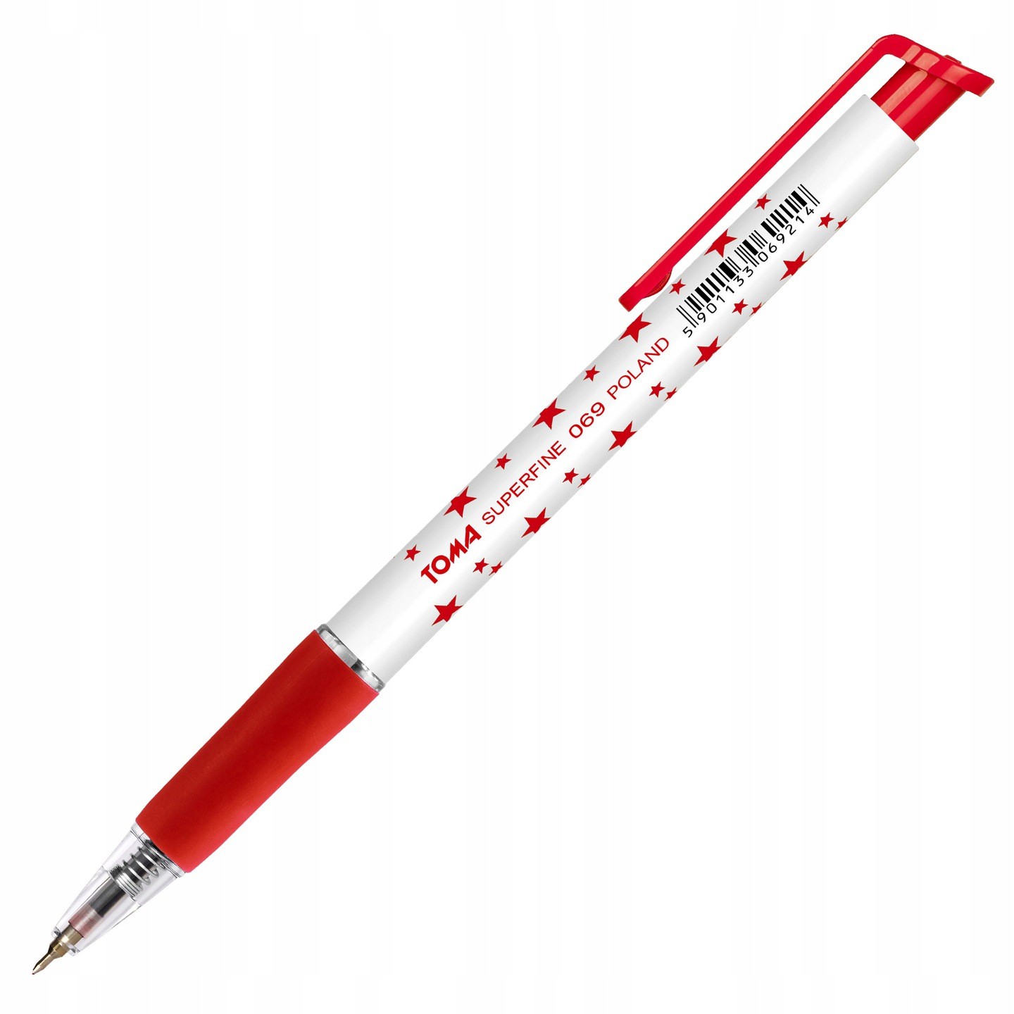

Długopis Toma Super-Fine Czerwony 0,5 mm TO-069