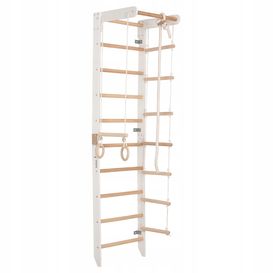 Domácí gymnastický žebřík Spr B White, síla, sport a pohyb pro rodinu