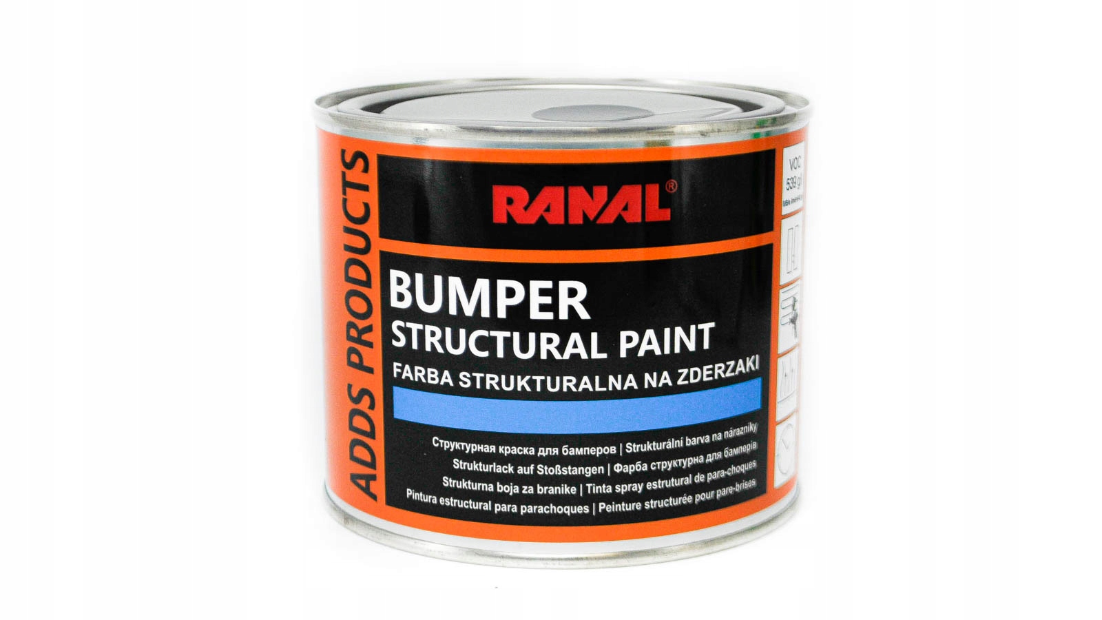 

Lakier strukturalny do plastiku Bumper Paint 0,5L