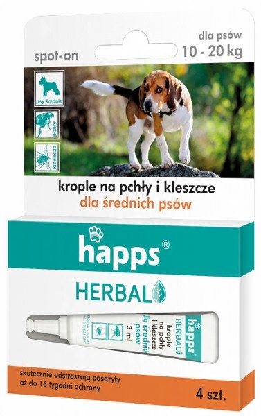 

Bros Happs Krople Na Pchły I Kleszcze Herb Średnie