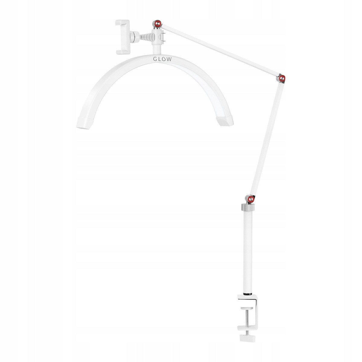 Ošetřovací lampa Glow MX3 pro pracovní desku, bílá