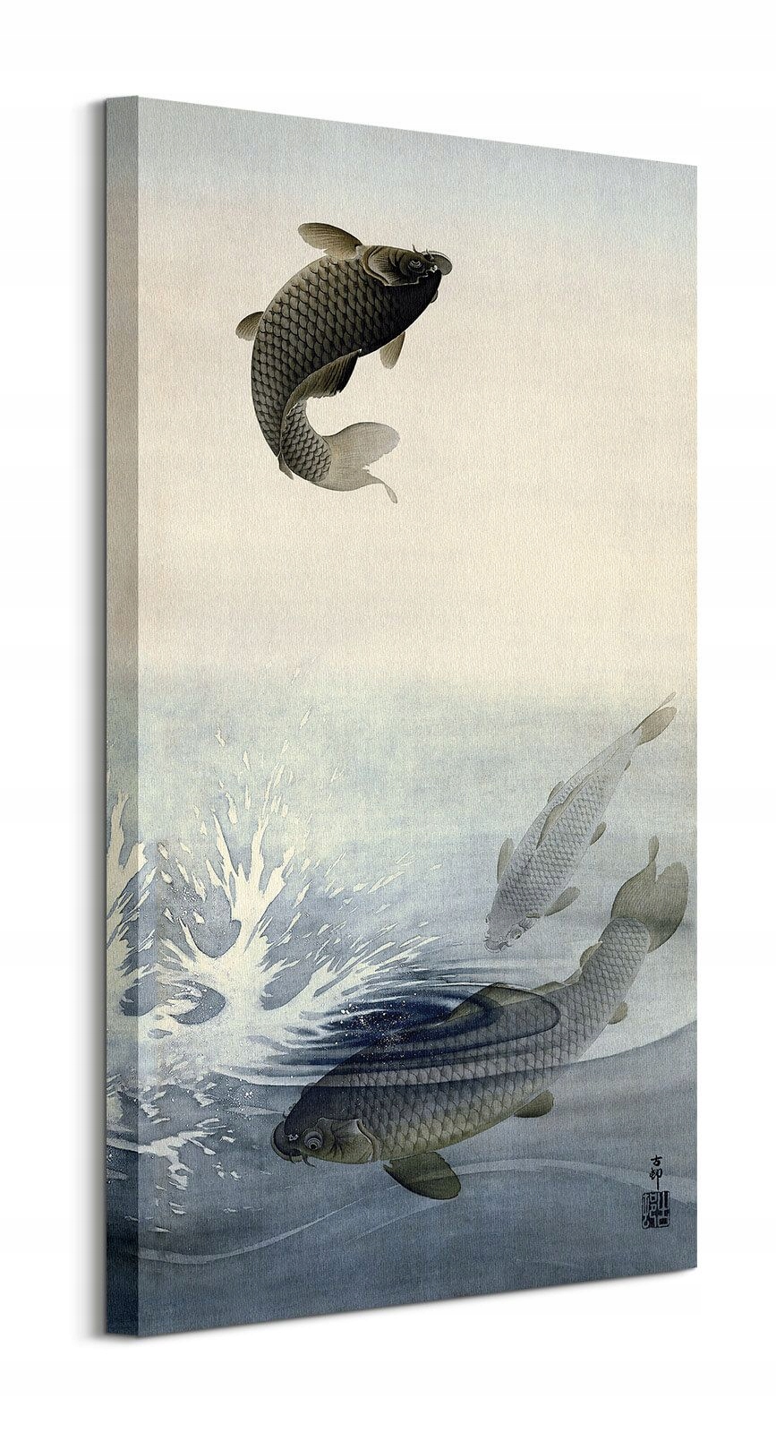 

Karp Ryby obraz na płótnie Ohara Koson 30x60 cm
