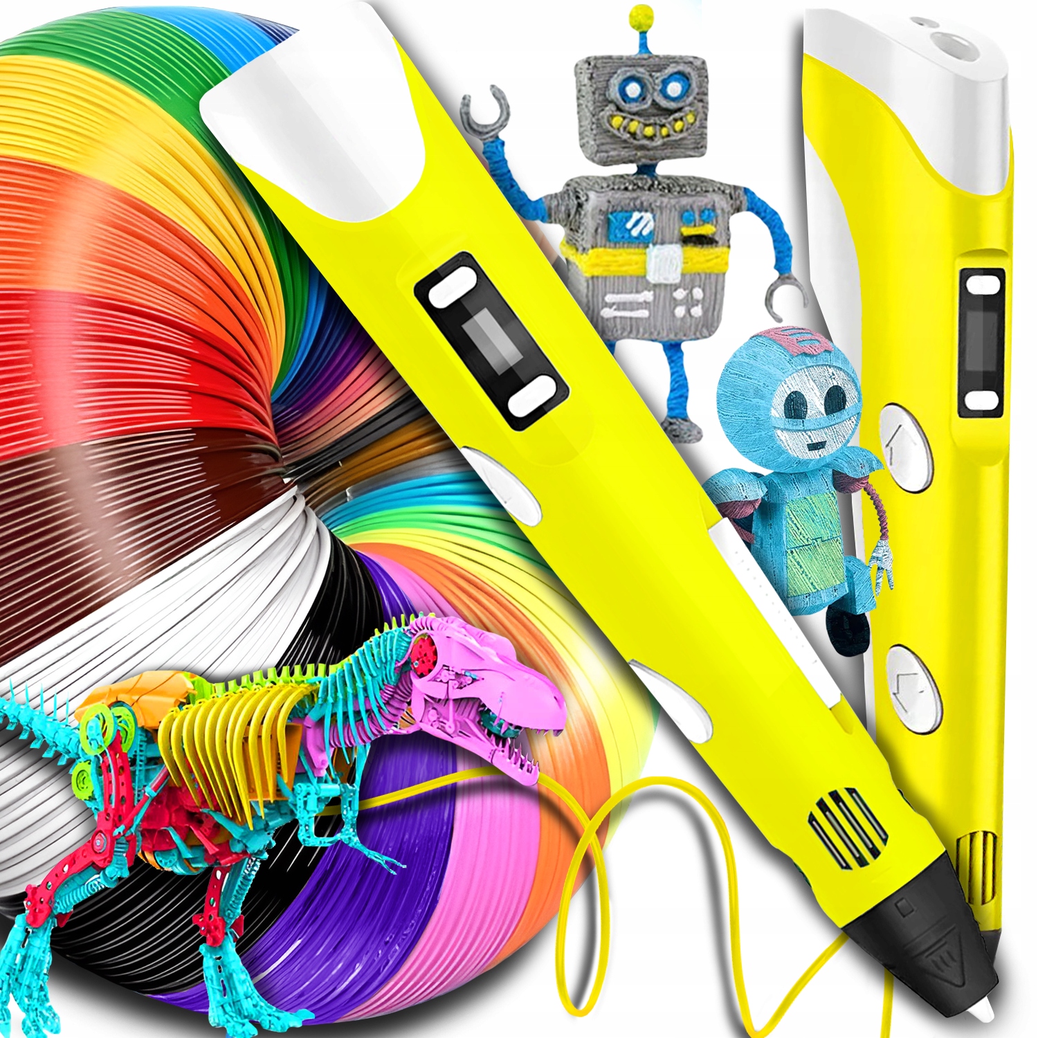 

Długopis Drukarka 3D Pen Zestaw +wkłady 160 Metrów