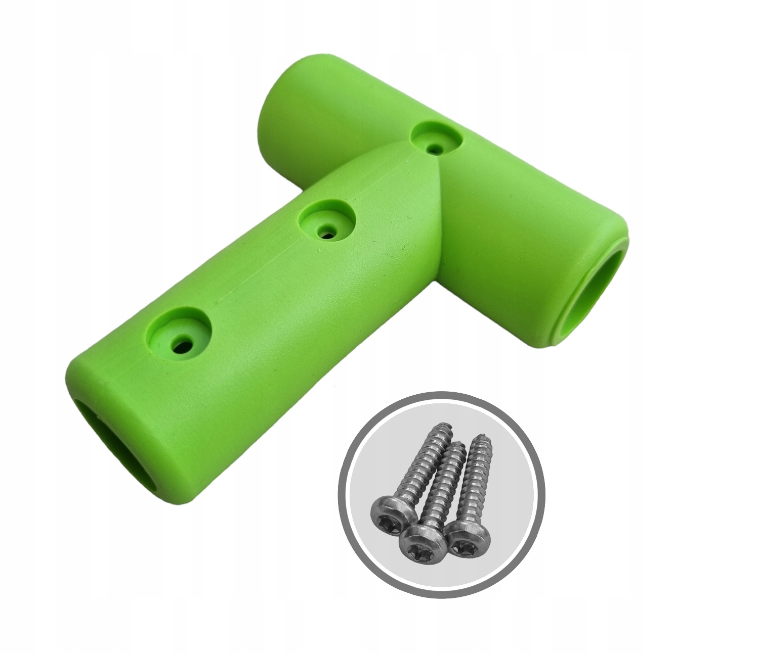 SUN - ŁĄCZNIK JEDNOCZĘŚCIOWY T limonkowy 16mm