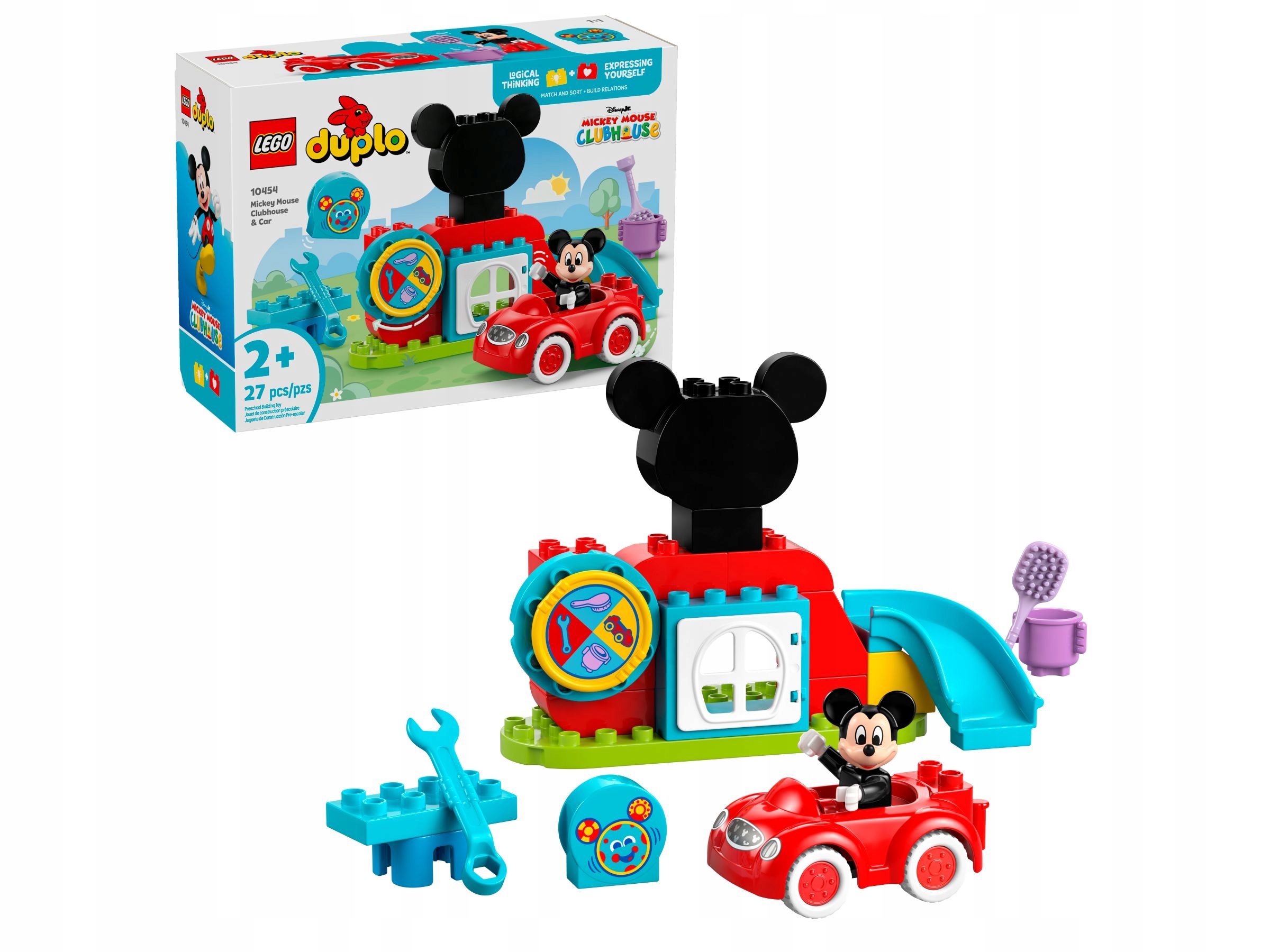 stavebnice Lego Duplo Klub Přátel Mickey Mouse A Auto 10454